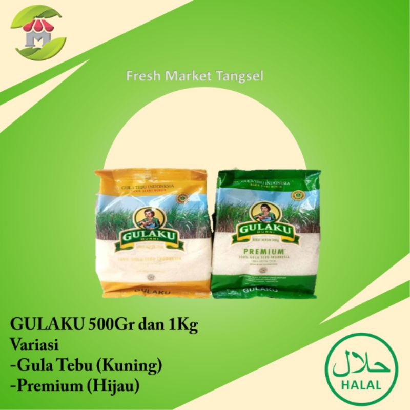 

Gula Pasir Putih Gulaku 1 Kg