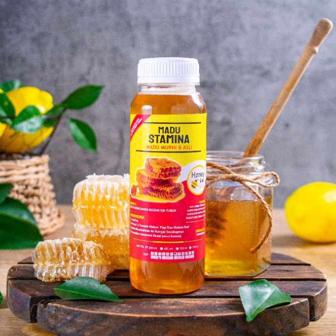 

Madu Murni Asli - Nektar Bunga Randu 350 gr