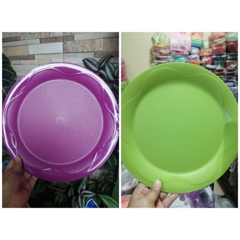 large plate OH tupperware / piring tupperware jumbo  (1)