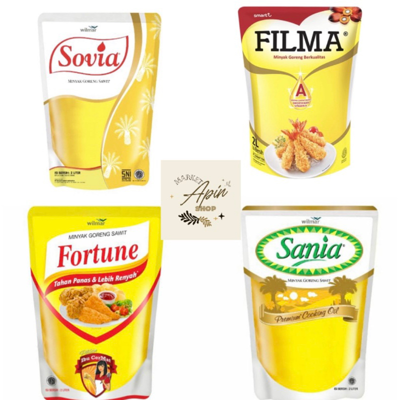 

MINYAK KEMASAN 2L Dikirim merk random