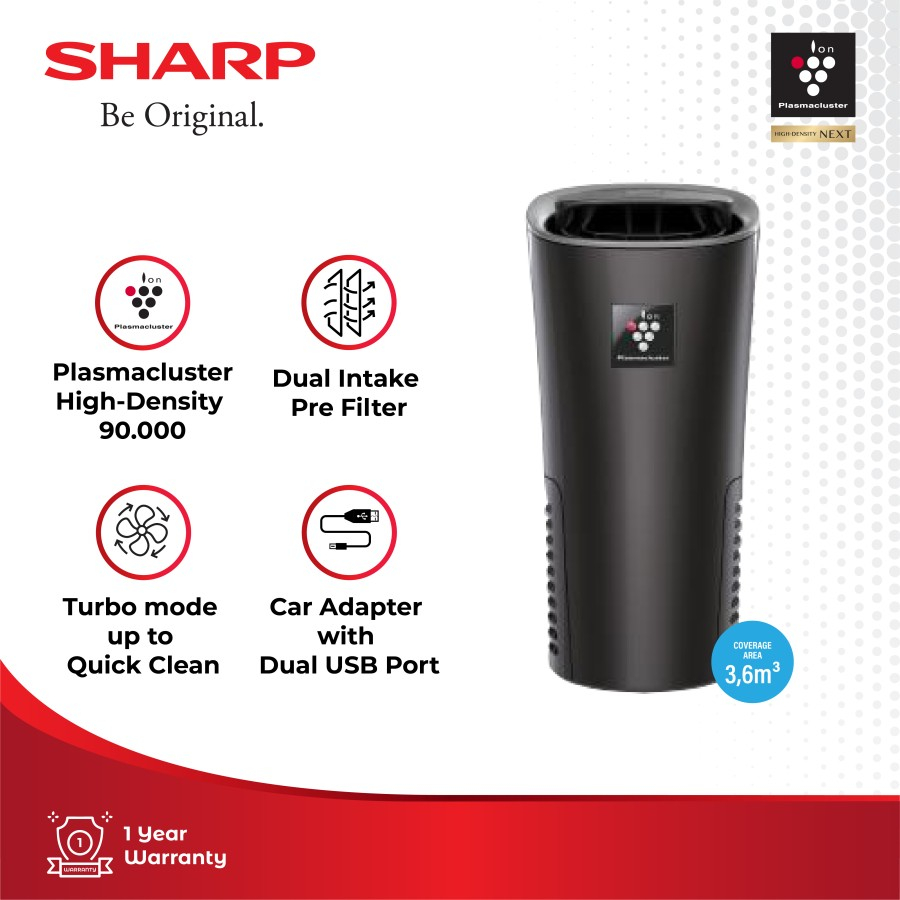 SHARP Car Purifier IG-NX2Y AIR PURIFIER MOBIL SHARP IG NX2Y