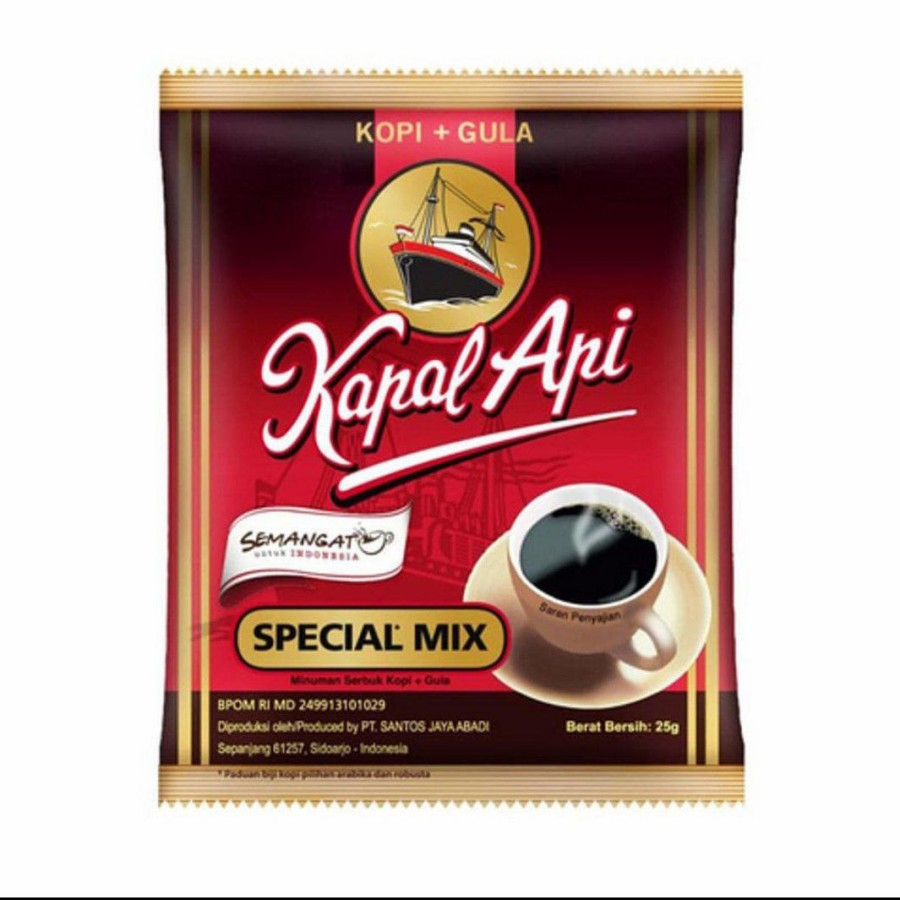 

Kapal Api Kopi Special Mix 1 Renceng Isi 10 Pcs