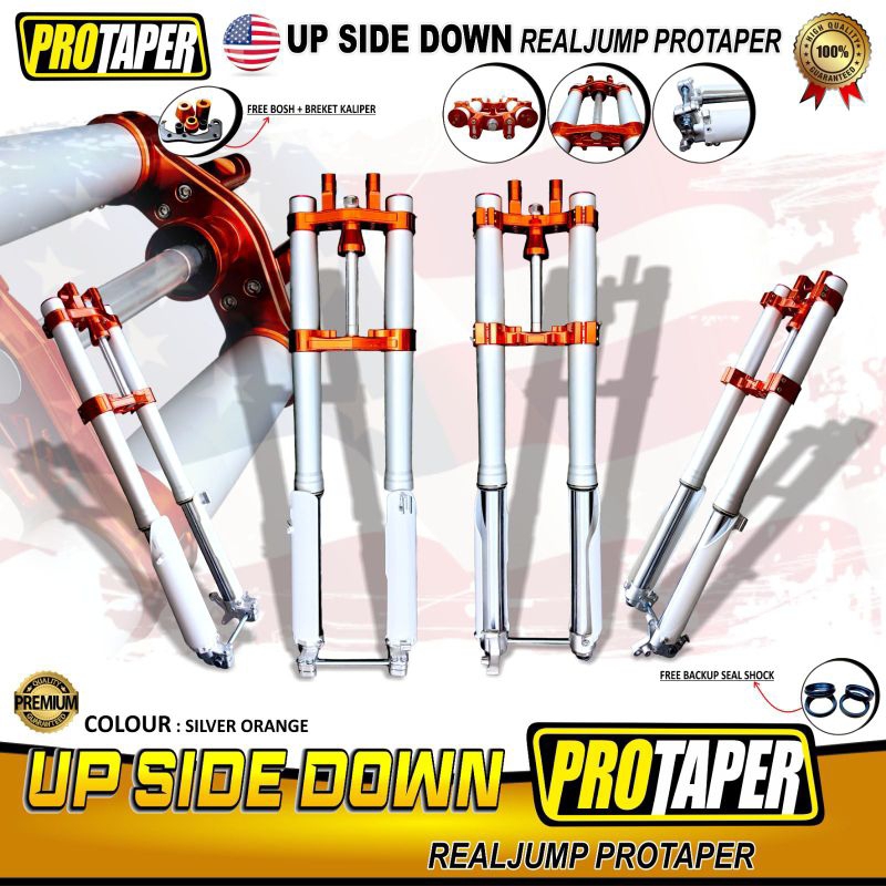 SHOK USD REAL JUMP CROSS KLX CRF UP SIDE DOWN  PROTAPER  KLX CRF