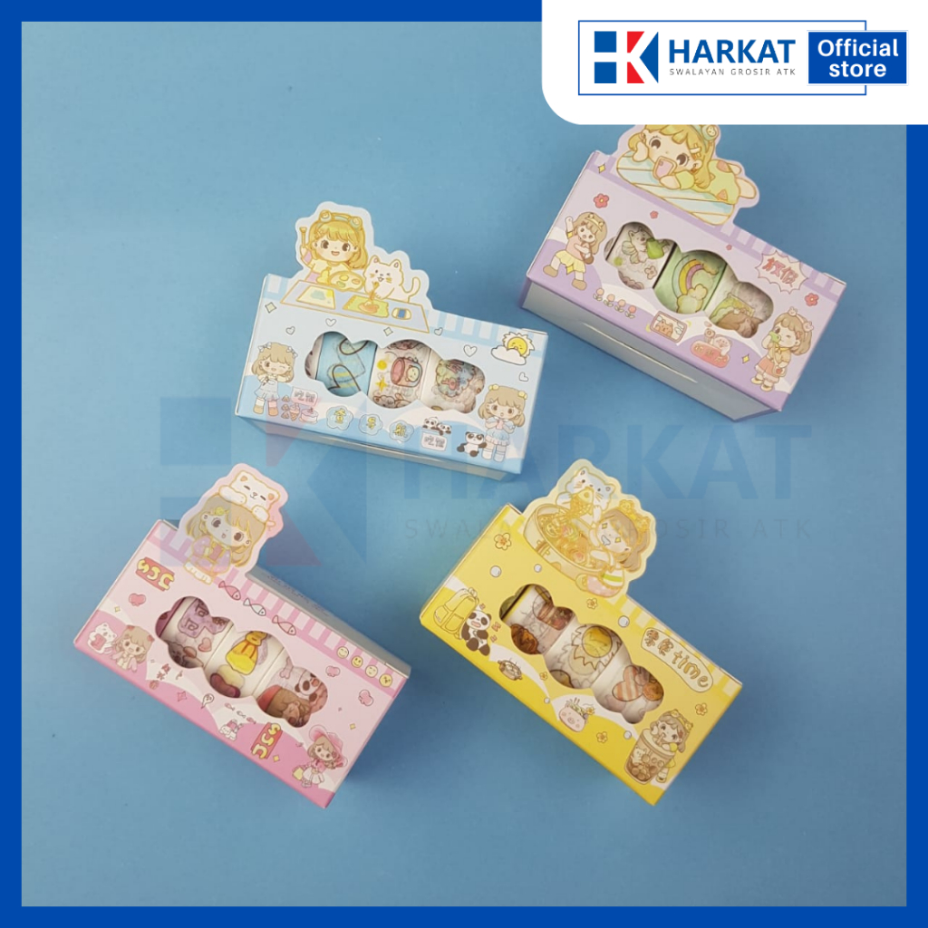 

washi tape isolasi stiker roll stiker roll karakter selotip isolasi gambar washi tape 2393/2375