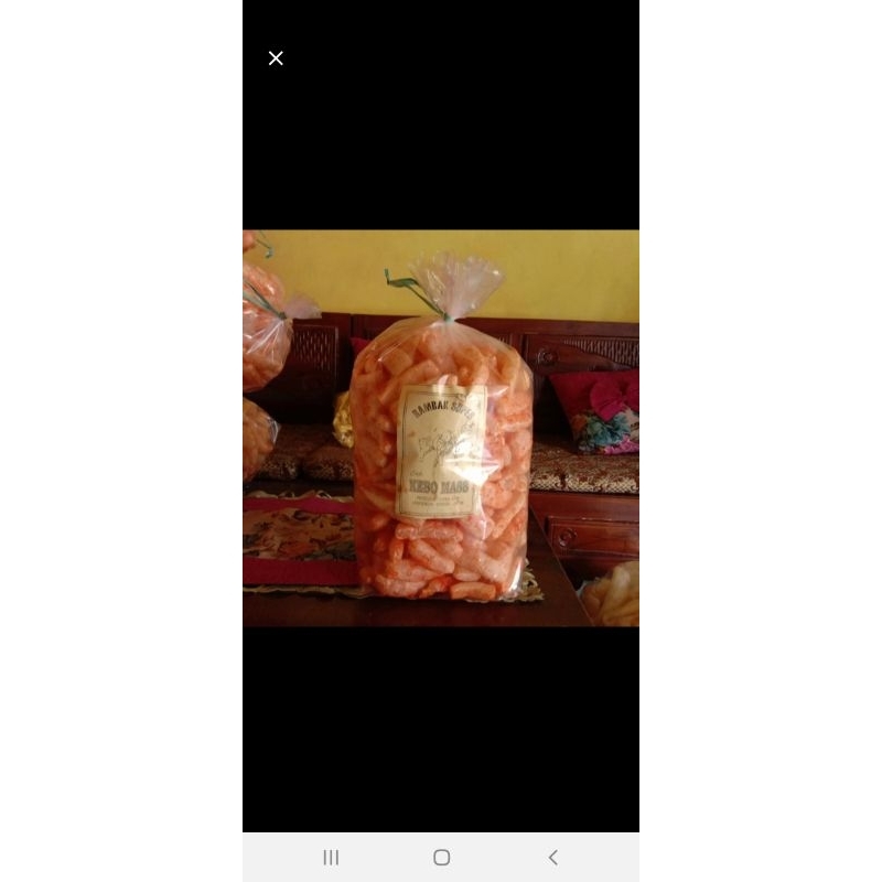 

krupuk kulit rambak rasa balado 250 gr