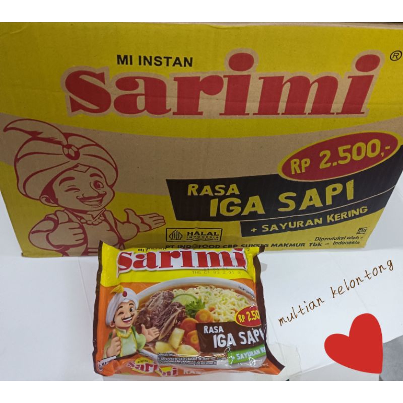 

BARU! SARIMI KUAH RASA IGA SAPI. MURAH DAN ENAK.