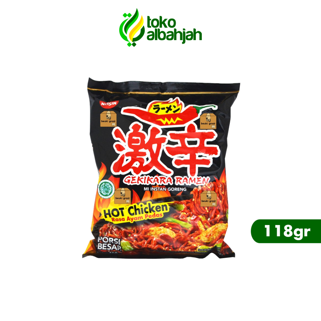 

Gekikara Ramen Goreng Hot Chicken Rasa Ayam Pedas PAS Halal118 GR