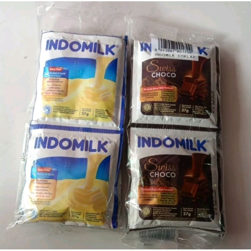 

susu kental manis indomilk 2 variant (6 sachet)