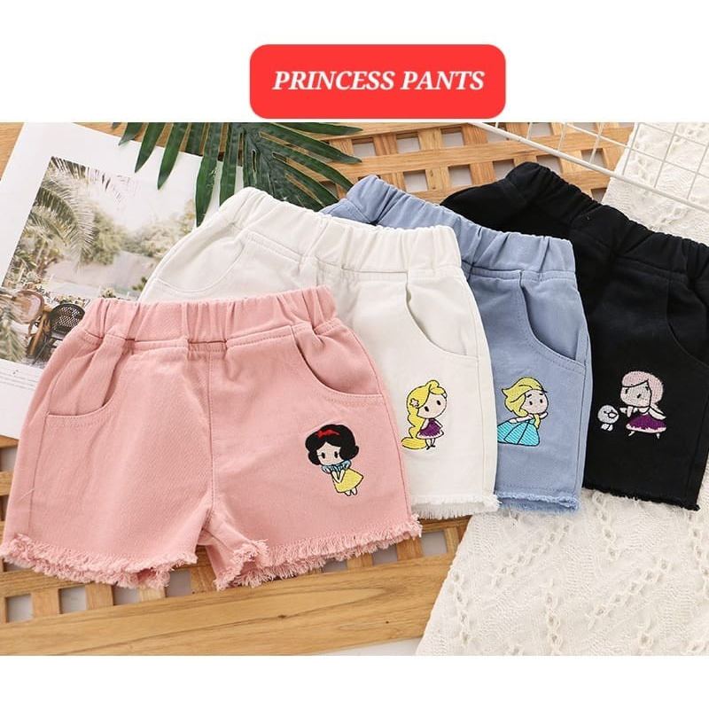 TOKYOBERRY PRINCESS PANTS HOT SHORTS CELANA PENDEK JEANS ANAK CEWEK IMPORT