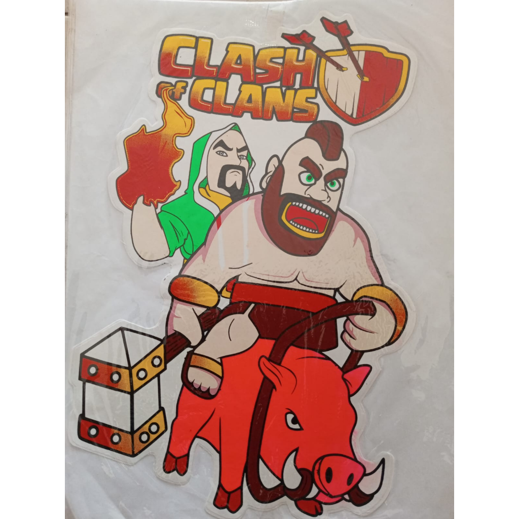 stiker gambar clash of clash