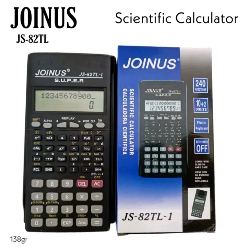 

KALKULATOR SCIENTIFIC JOINUS 82TL-1