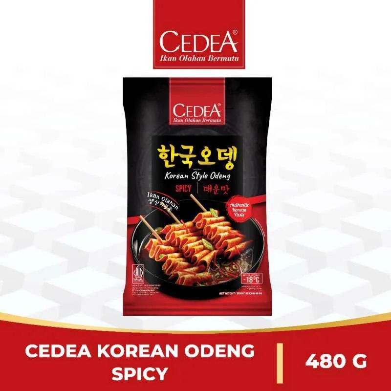 

Cedea Korean Odeng Spicy 480gr|Cedea Korean Style Original/Odeng Termurah Halal