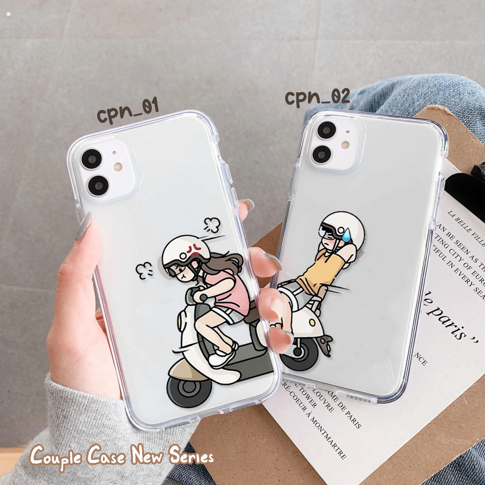 Custom Case Couple Berpasangan / Casing Matching 2pcs / Couple Case New Series / Softcase All Tipe H