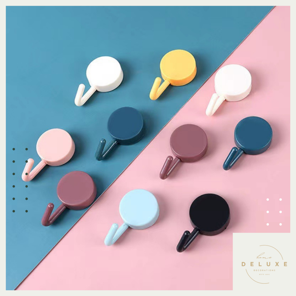 DELUXE GANTUNGAN HOOK TEMPEL PLASTIK TAS HANDUK