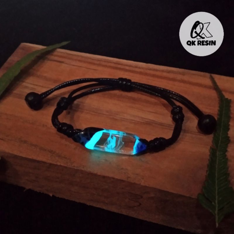 GLOW IN THE DARK / GELANG RESIN / GELANG / GELANG KEREN / QK RESIN / UNTUK PRIA DAN WANITA / KEKINIA
