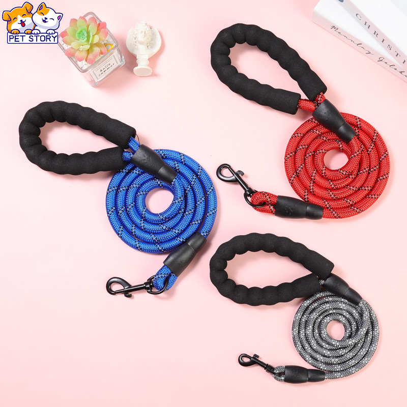 Lovemiauw Tali Tuntun Hewan Peliharaan Tali Kucing Panjang Tali Tuntun Kucing Reflektif Nyaman