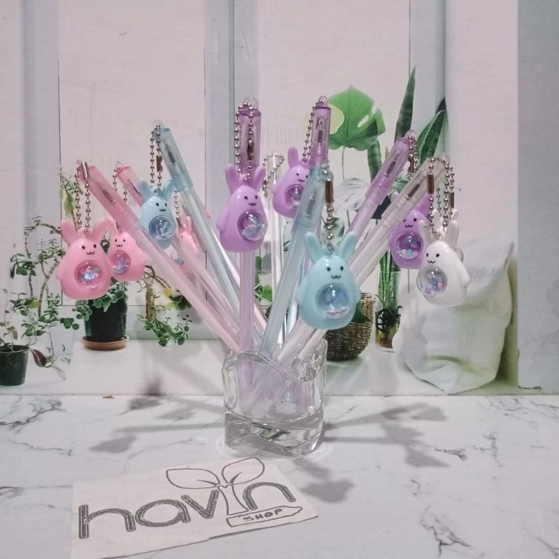 

Pen Gel Kelinci Gendut Gantung Pena Pulpen Lucu Unik