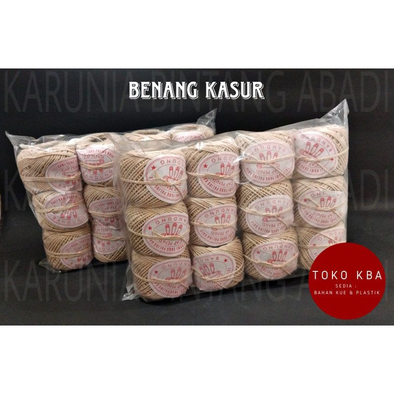 Tali Benang Kasur Kecil Cap Peniti Bandung Rami Yarn Satuan Roll