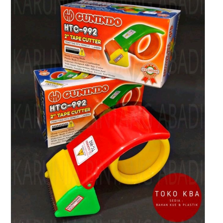 

Tape Cutter Dispenser 2 Inch Gunindo HTC-992 Alat Pemotong Lakban 2