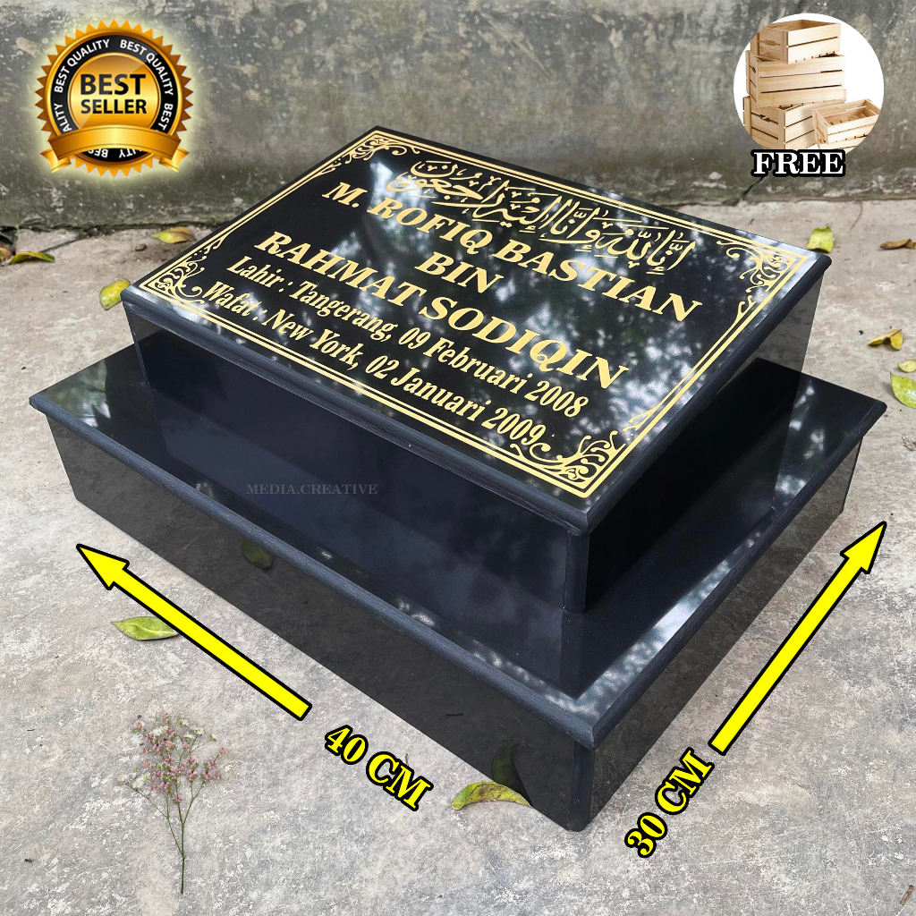 BATU NISAN GRANIT STANDART TPU 40X30