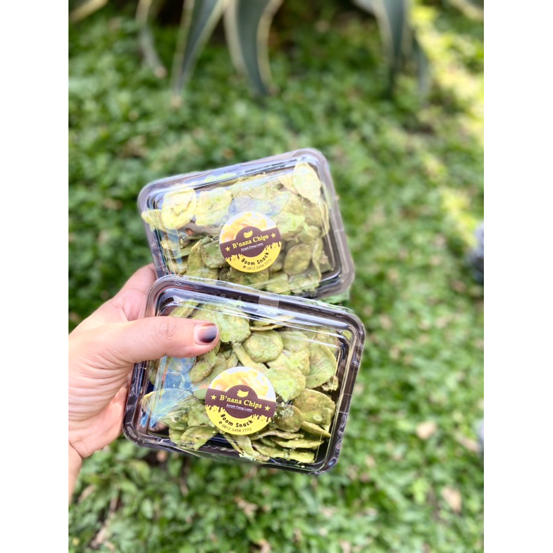 

keripik pisang lumer macha 100gr mantulll rasanya