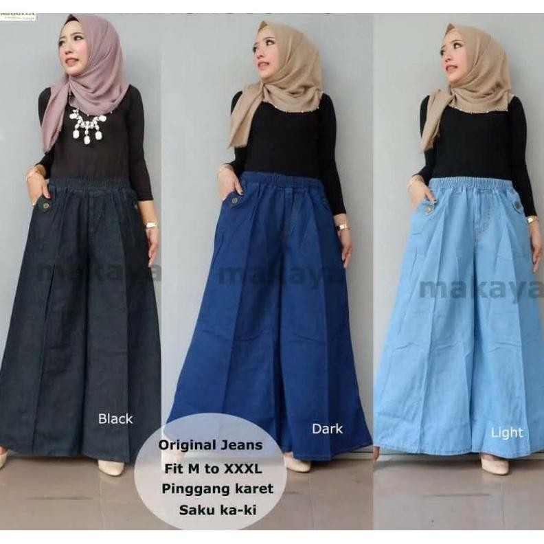 KULOT JEANS JUMBO /KULOT MAYUNG JUMBO BIG SIZE
