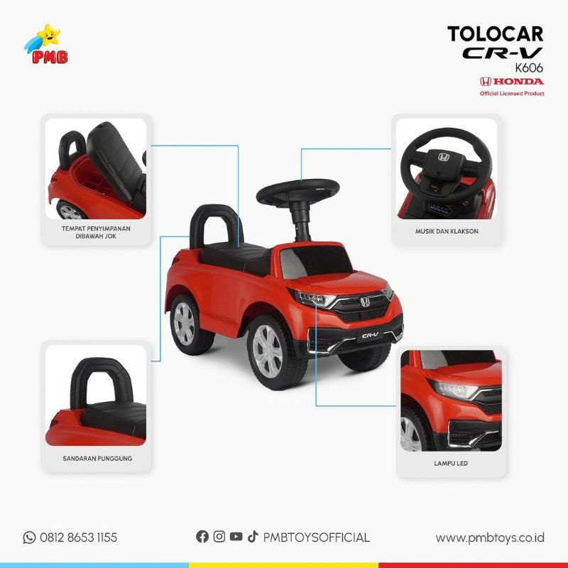 Alan Baby Kids -  PMB Tolocar Honda CRV K606 Manual - Honda CRV (Mobil Mainan Anak)