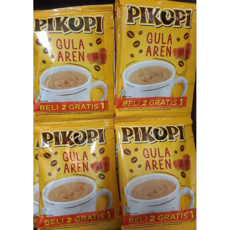 

PIKOPI gula aren @22 Gr (1 renteng 15 saset -beli 2 gratis 1)