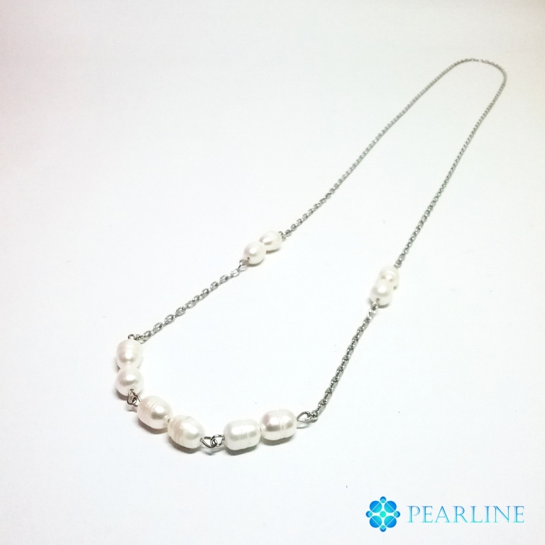 PEARLINE Tania Necklace : Genuine Pearl Jewelry - Kalung Mutiara Asli | Freshwater Pearl
