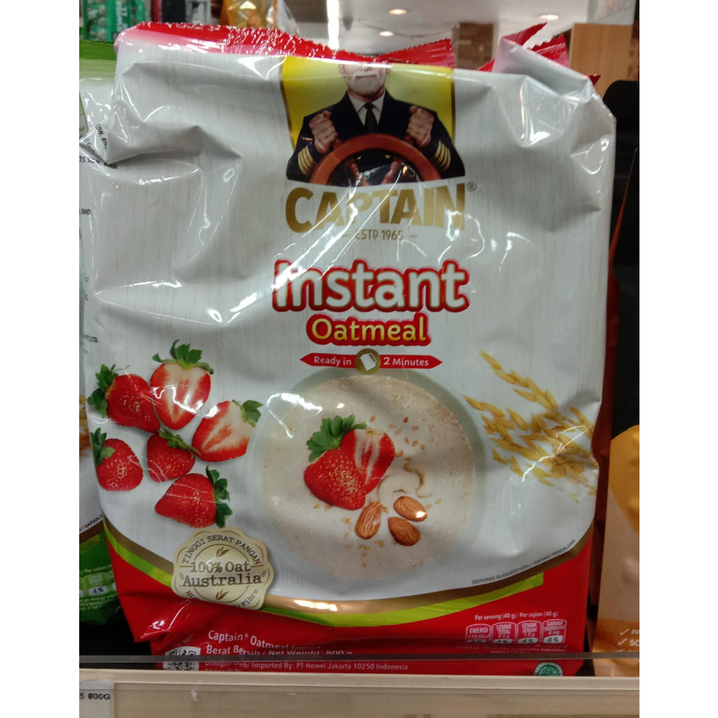 

Captain instant oatmeal 800g
