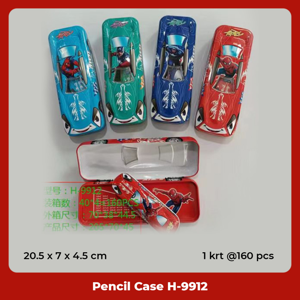 

Tempat Pensil / Pencil Case / Kotak Pensil Kaleng Motif Mobil Fancy Lucu H-9912