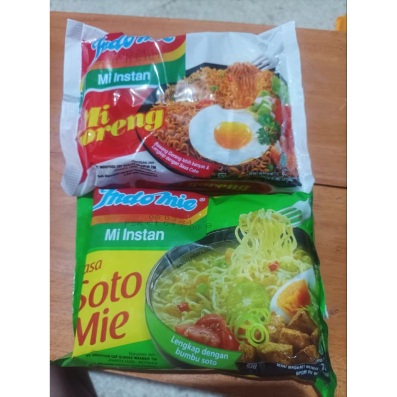 

Mie Indomie goreng/kuah isi 5 Pcs