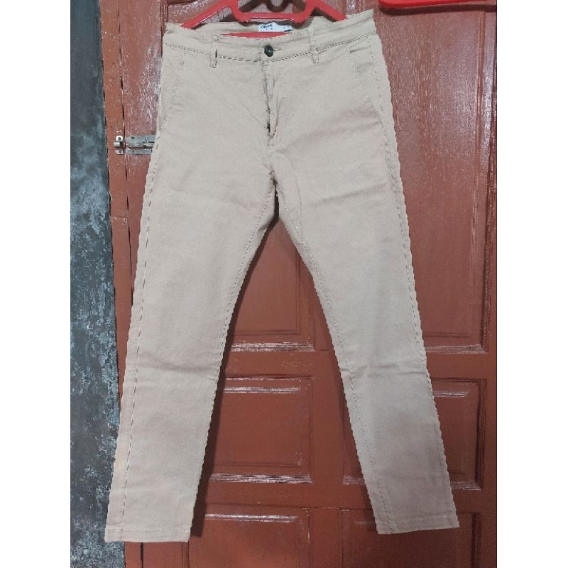 PL celana panjang chinos pria Manzone Original