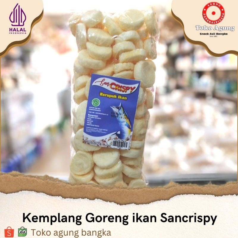 

Snack Kempelang Goreng ikan koin Sancrispy