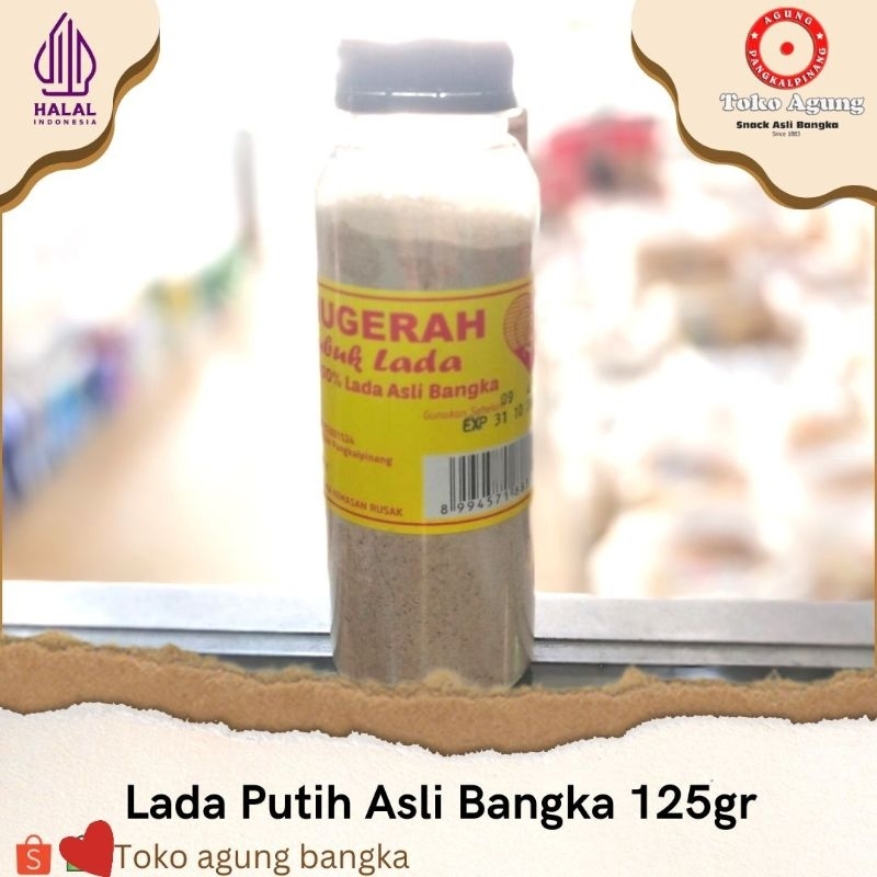 

Lada putih bubuk asli Bangka 125gr