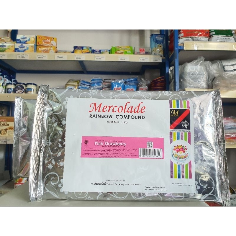 

Mercolade Pink Strawberry Chocolate 1Kg / Coklat Strawberry 1Kg