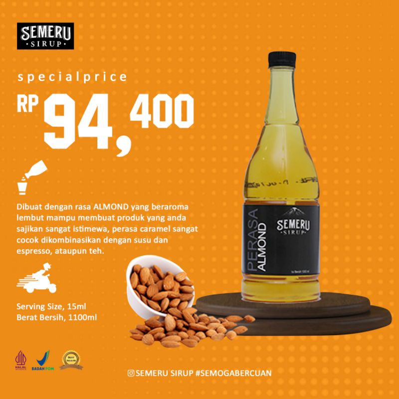 

SEMERU SIRUP ALMOND