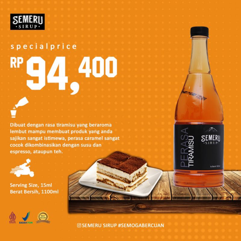 

SEMERU SIRUP TIRAMISU