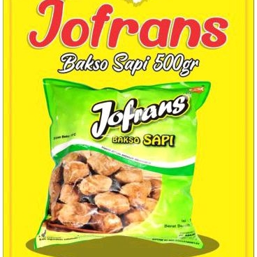 

JOFRAN BAKSO SAPI 200 GR ISI 20 BIJI