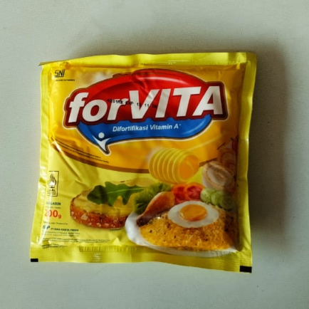 

Margarin Forvita Kemasan 200gr Difortifikasi Vitamin A