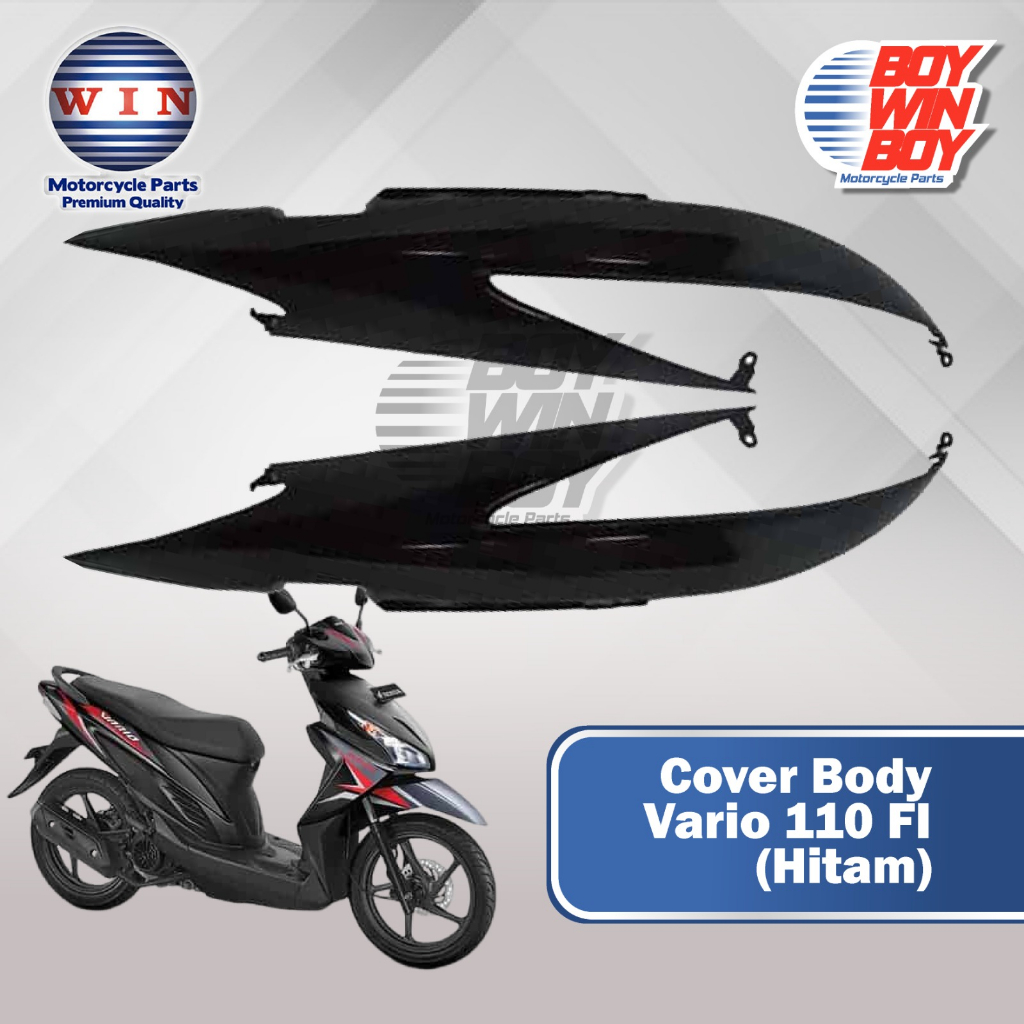 Cuci Gudang  1 Set Kempolan Cover Body Belakang Kanan Kiri Honda Vario 110 Fi. Cover Body Vario