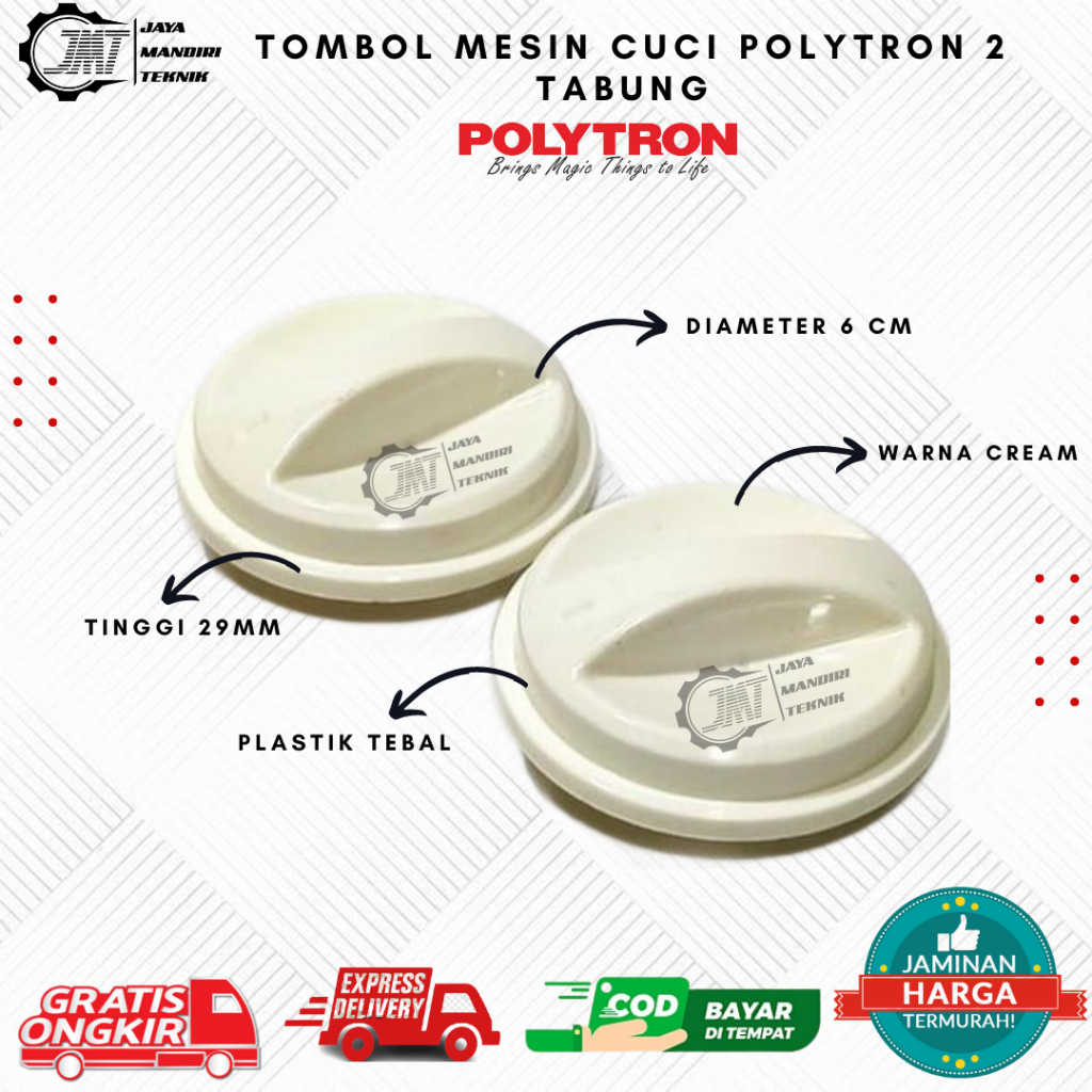 TOMBOL MESIN CUCI POLYTRON KNOP MESIN CUCI POLYTRON PEMUTAR TIMER MESIN CUCI POLYTRON ORIGINAL