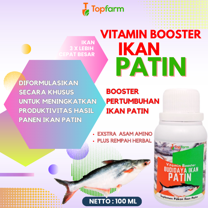Vitamin Ikan Patin / Vitamin Pembesar Ikan Patin / Vitamin Untuk Ikan Patin / Vitamin Ikan Patin Aga