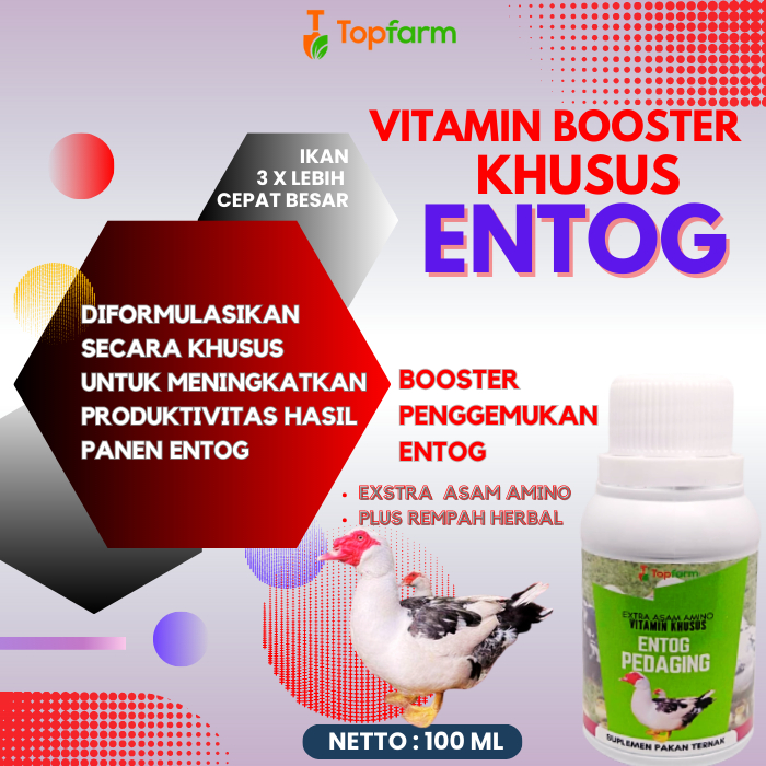 Vitamin Pemacu Makan Bebek Entog / Vitamin Buat Ternak Entok / Vitamin Ternak Entok / Vitamin Untuk 