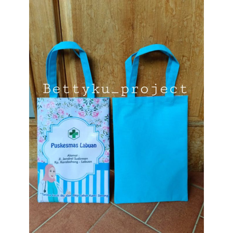 Tas Bidan Custom KIA - bidan souvenir - partus bidan murah tebal Pakai nama