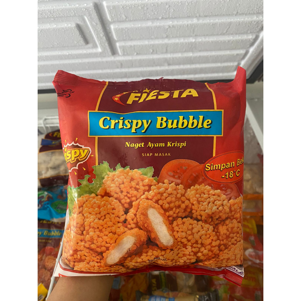 

Fiesta Crispy Bubble Naget Crispy 500 gr
