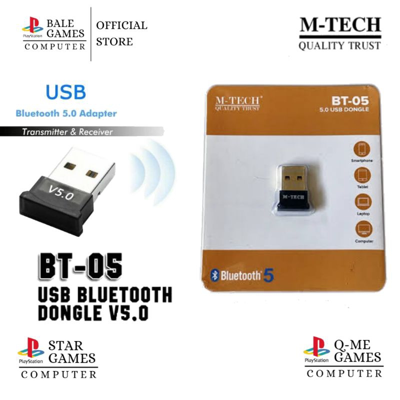M-Tech USB Bluetooth Dongle/Bluetooth Adapter 5.0