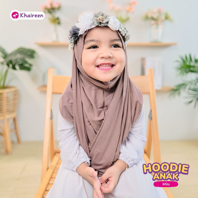 Hoodie anak KHAIREEN / Hijab anak