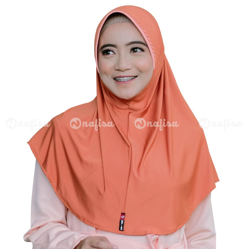 PRODUSEN JILBAB Nafisa Minang Bordir - Hijab Instan Minang Simple Nyaman
