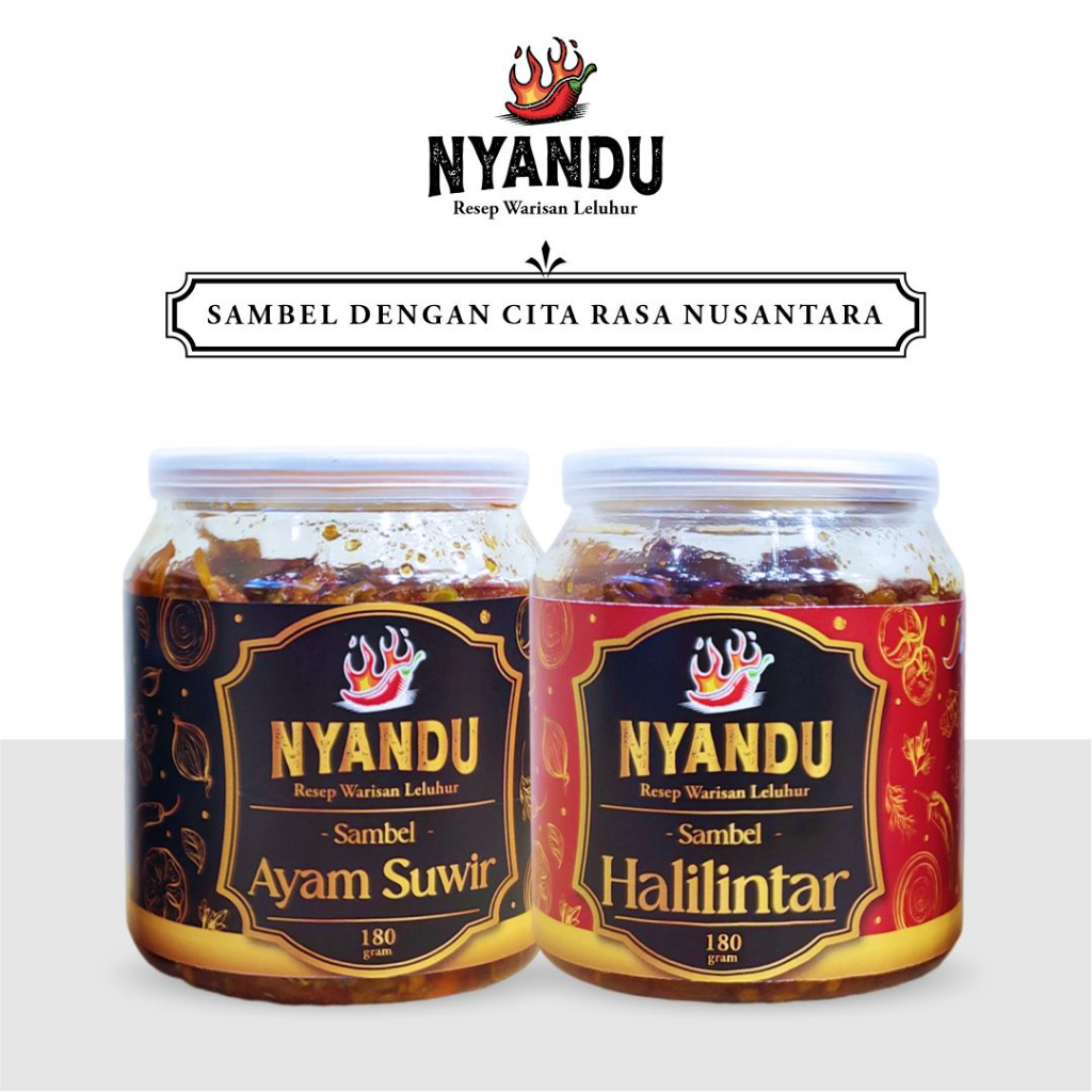 

Sambel Ayam Suwir & Sambel Halilintar 180 gr